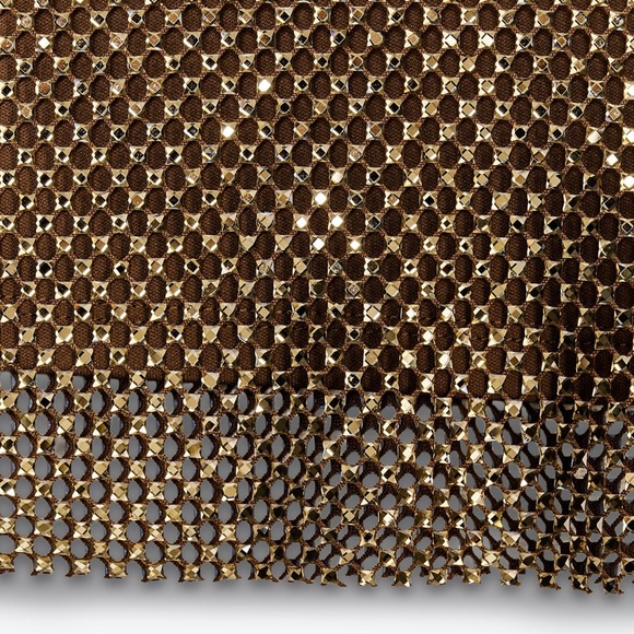 Brown rhinestone Mini Skirt - Picture 7 of 7